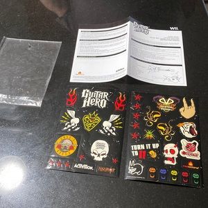 Guns and roses guitar hero sticker pack brand new by activision